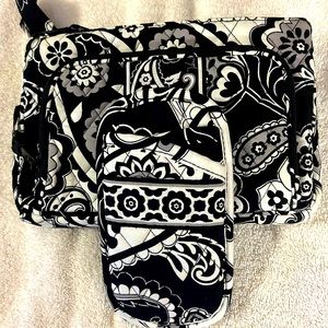 Midnight Paisley Little Hipster and Double Eyeglass Case